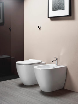 PURA 55 - Bidet with overflow by GSI ceramica - view 3